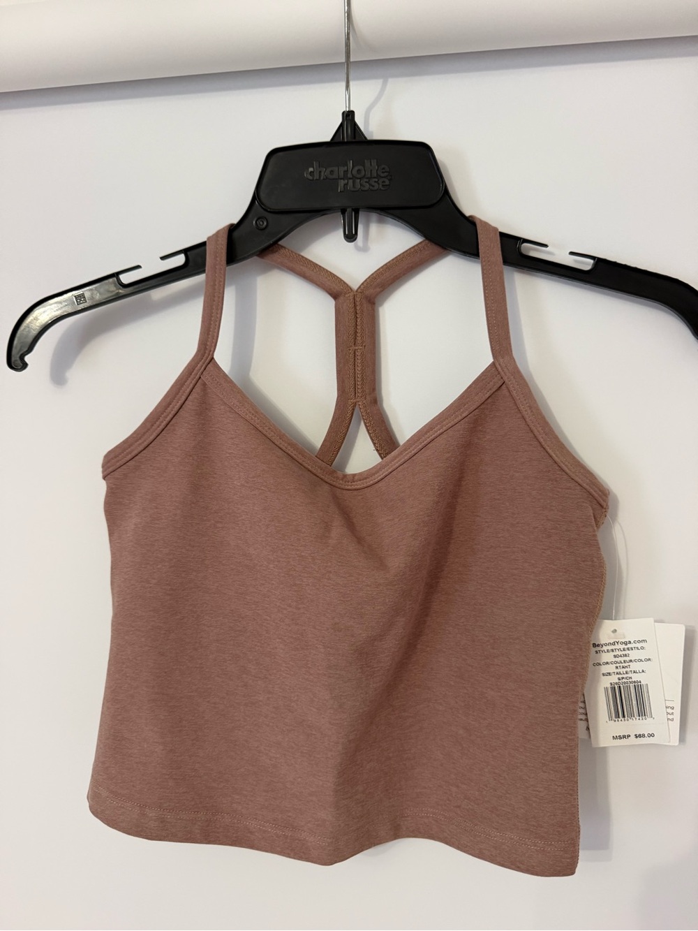 Spacedye™ Slim Racerback Cropped Tank